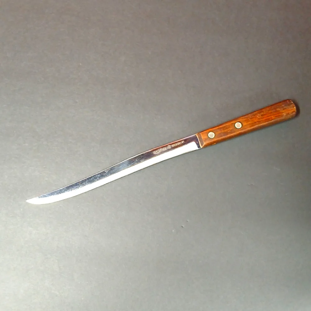 Vintage Flint Arrowhead Vanadium USA Knife 8.5